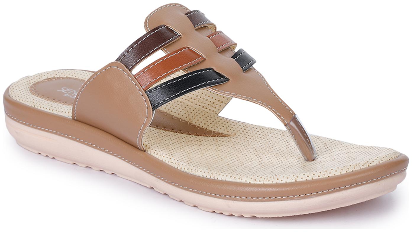 

Liberty Women Multi-Color T-Strap Flats