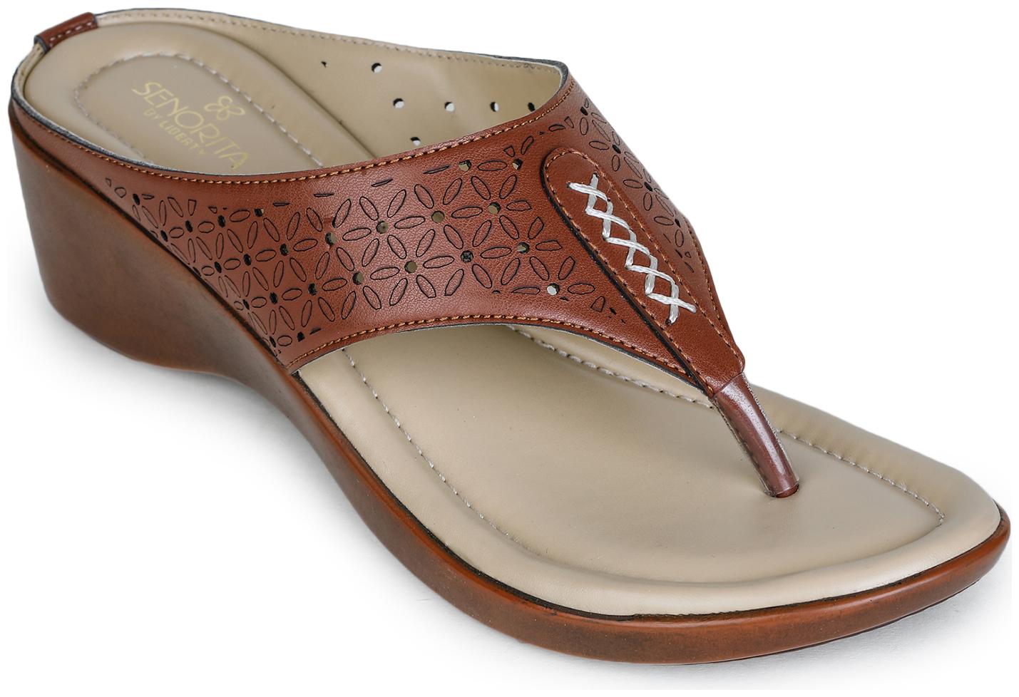 

Liberty (Senorita) DFL-6 TAN Flats Sandals For Women