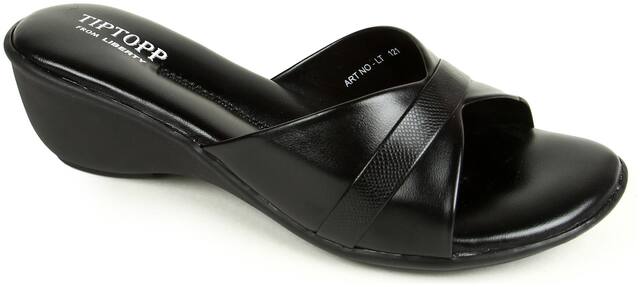 Liberty Wedges For Women ( Black ) 1 Pair