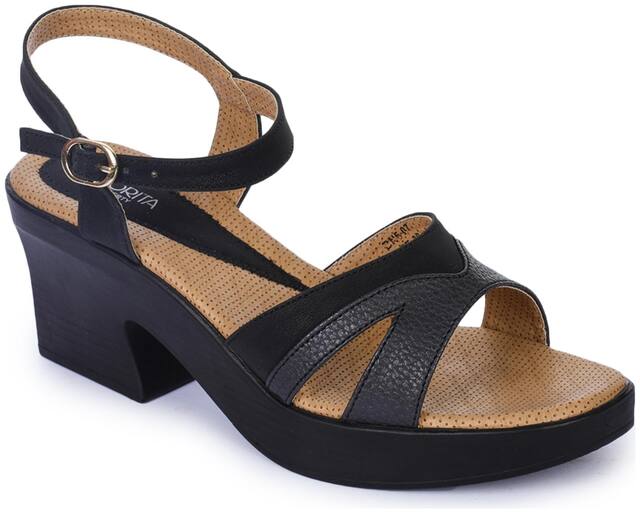 Liberty Wedges For Women ( Black ) 1 Pair
