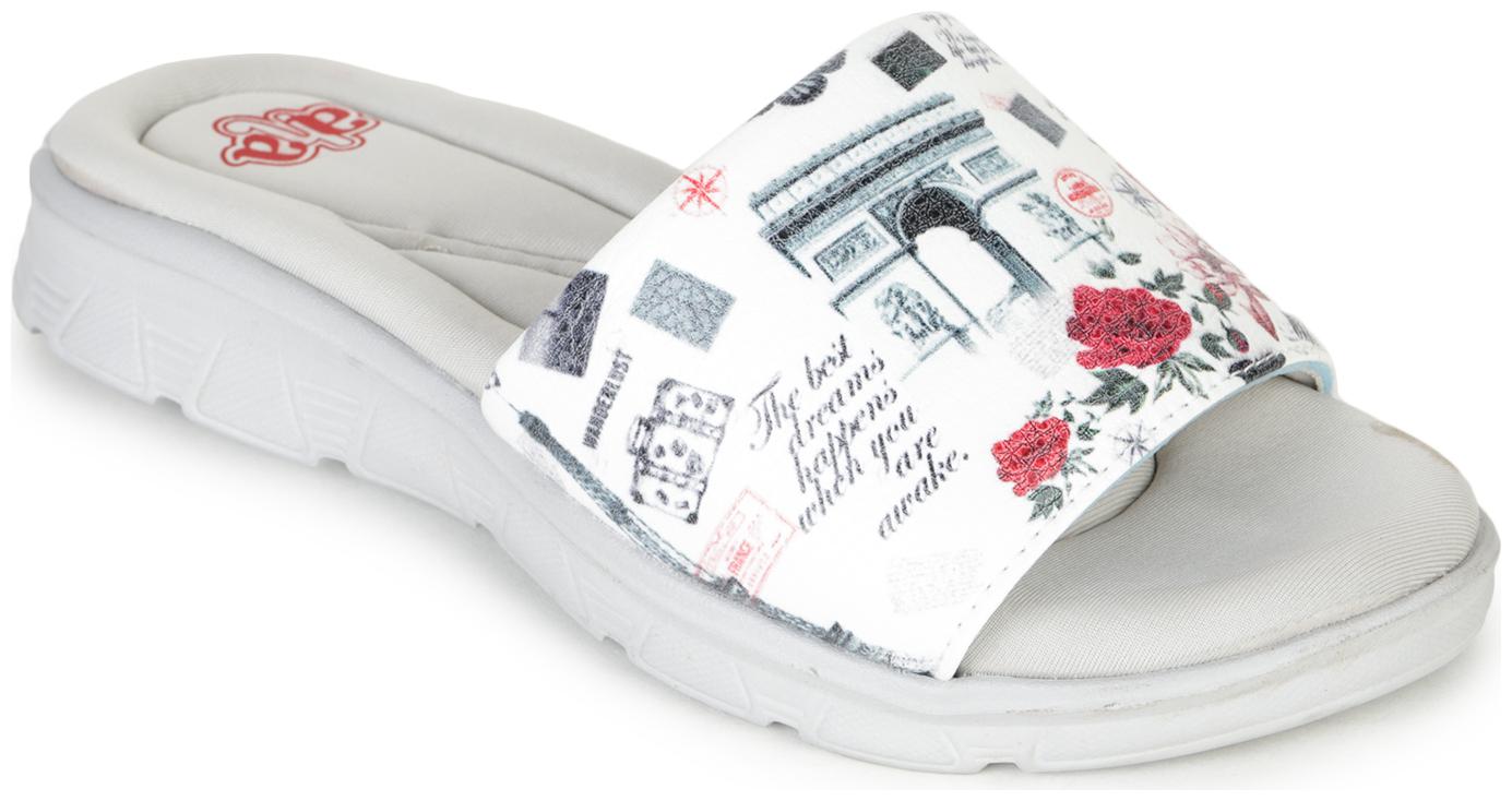 

Liberty Women White Slippers Flats Sandals