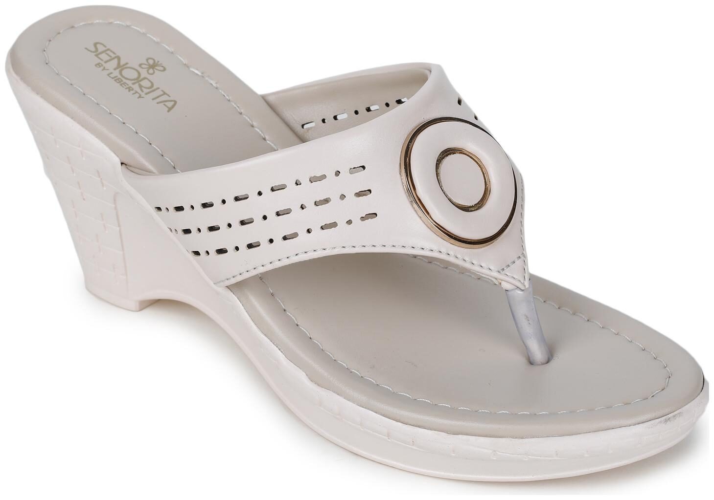 

Liberty Women Cream Sandals