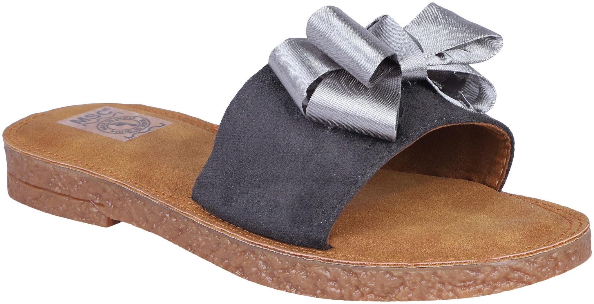 

LISHABEE Women Suede Grey Solid Sandals