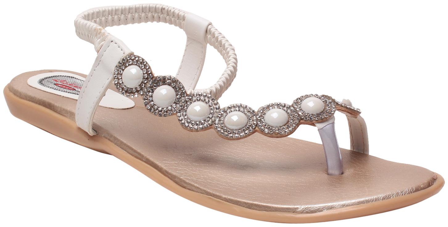 

LISHABEE Women White Sandals