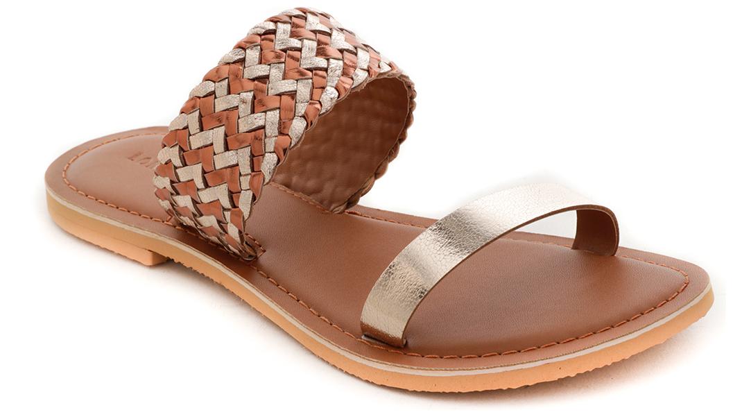 

London Rag Women Bronze Sandals