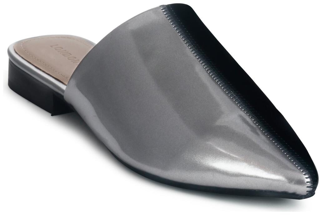 

London Rag Women Black Grey Mules