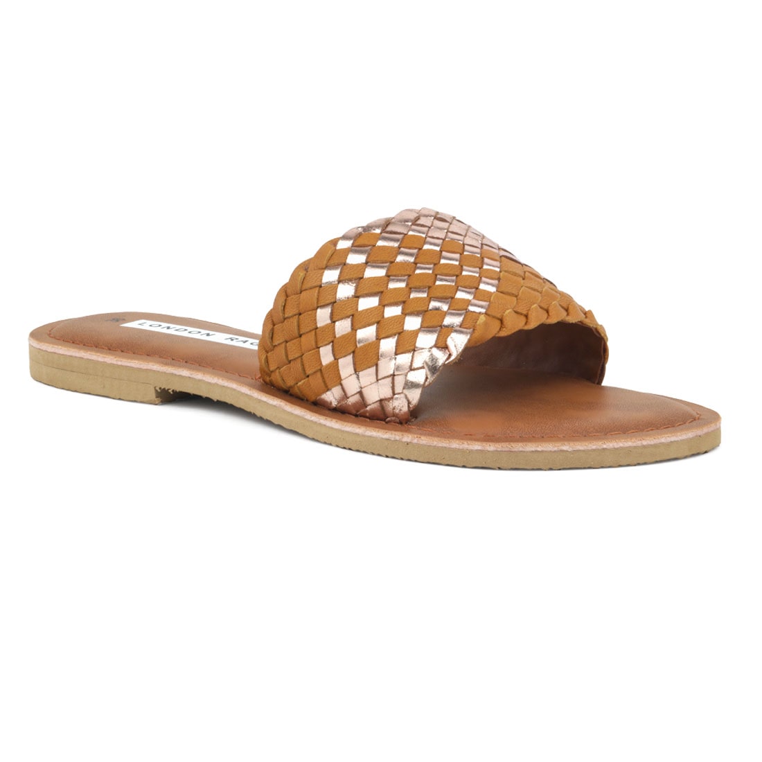 

London Rag Women Yellow Open Toe Flats