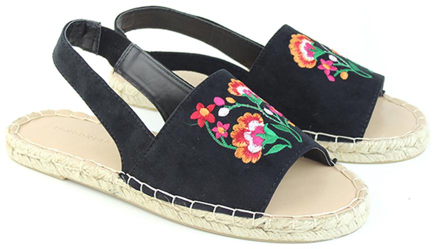 

London Rag Women Black Sandals