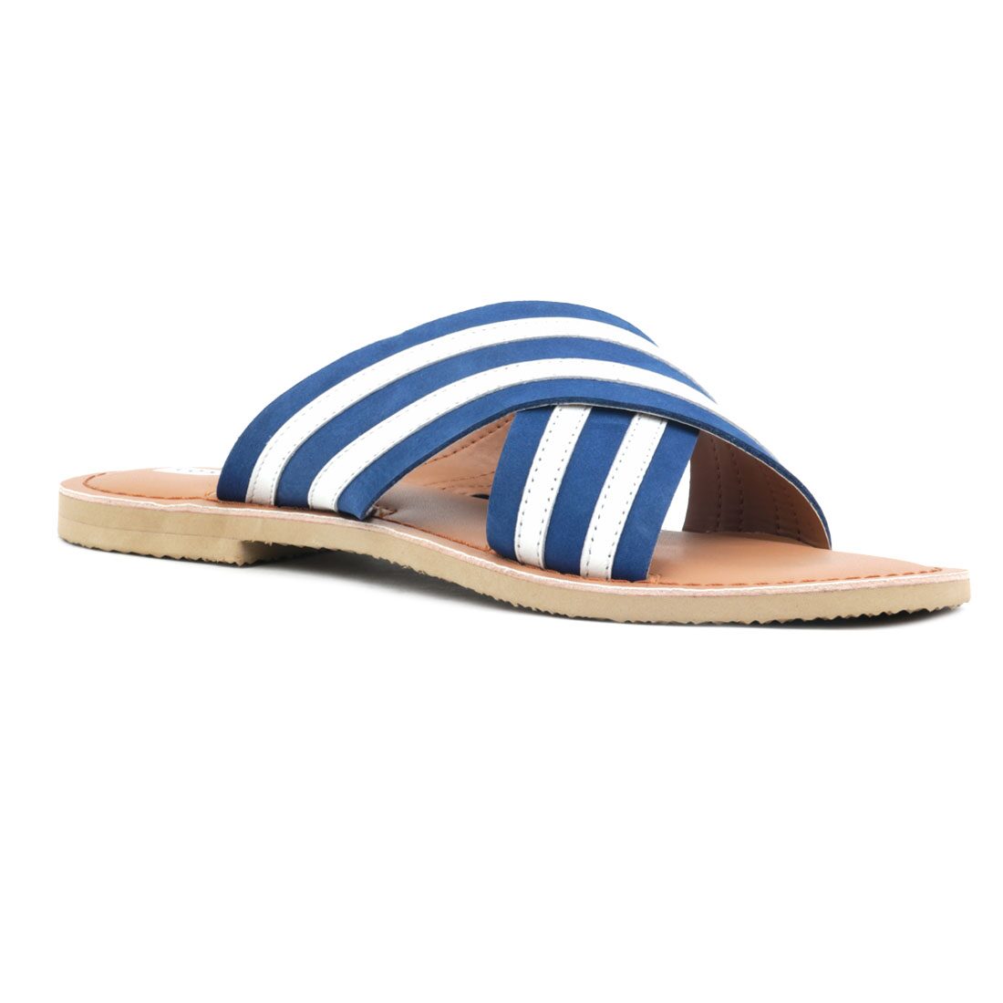 

London Rag Women Blue Open Toe Flats