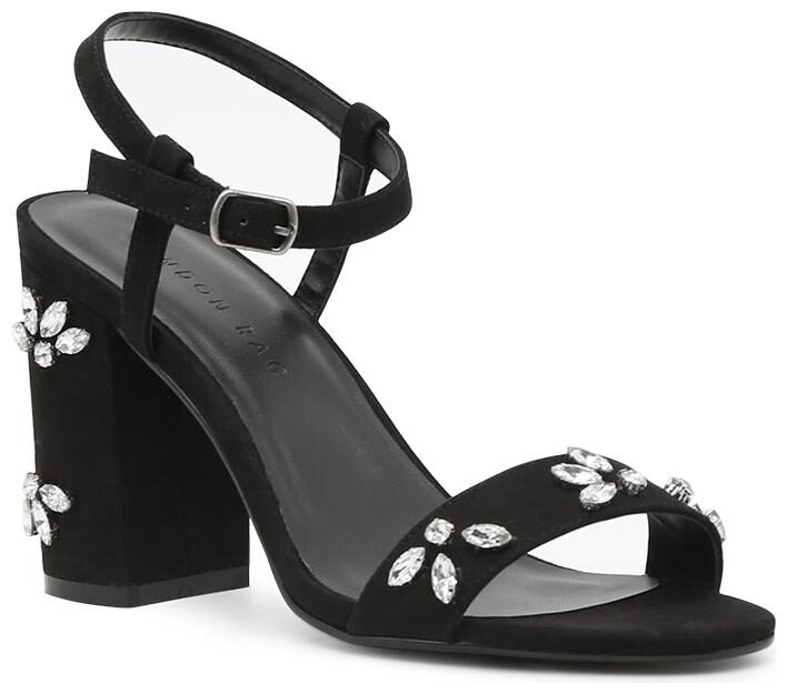 

London Rag Women Black Heeled Sandals