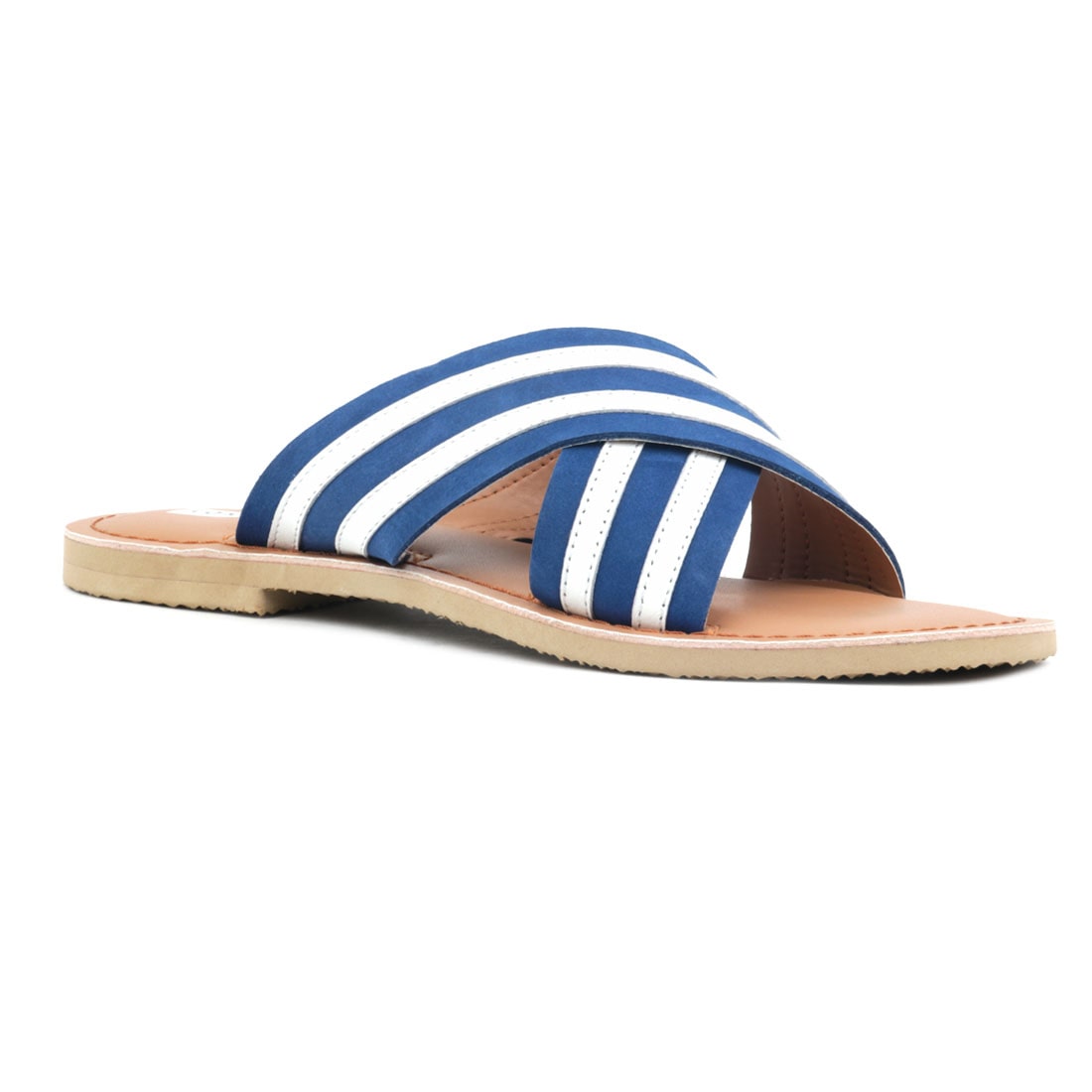 

London Rag Women Blue Open Toe Flats