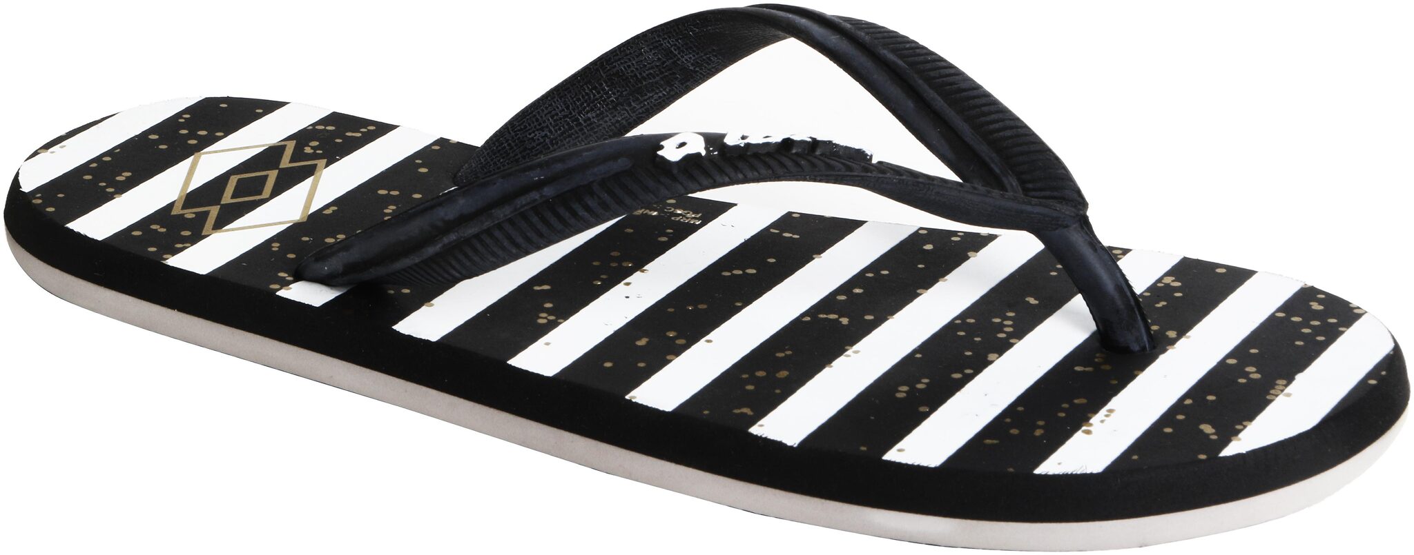 

Lotto Men Black White Flip-Flops - 1 Pair