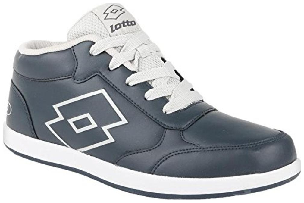 

Lotto Men LOGO PLUS MID Walking Shoes ( Navy Blue )