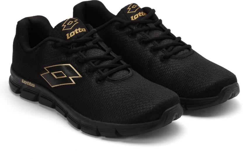 Lotto Men Black Running shoes