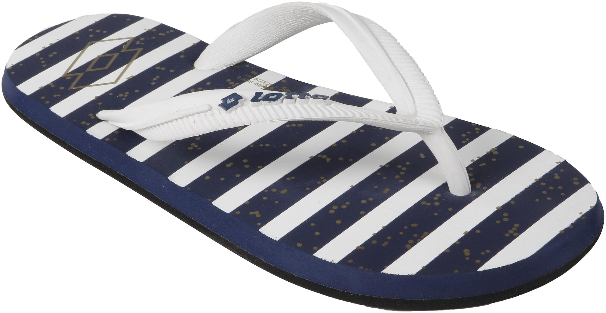 

Lotto Men White Blue Flip-Flops - 1 Pair