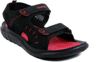 Lotto Sandals For Men ( Black , Red )