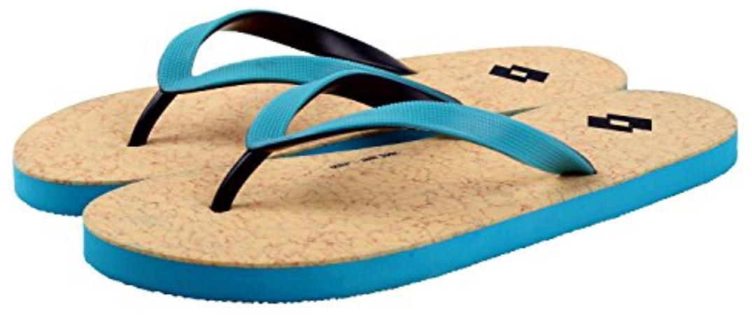 

Lotto Women s Beige and Navy and Blue Flip-Flops - 3 UK