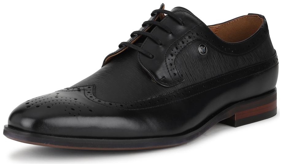 

Louis Philippe Men Black Derby Formal Shoes - LPSCCRGFL00481