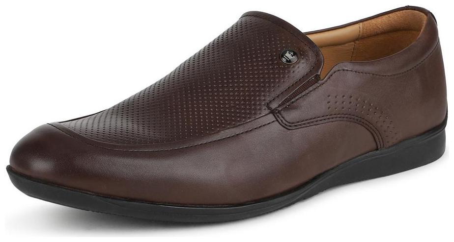 

Louis Philippe Men Brown Slip-On Formal Shoes