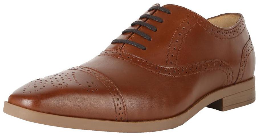 

Louis Philippe Men Brown Oxford Formal Shoes