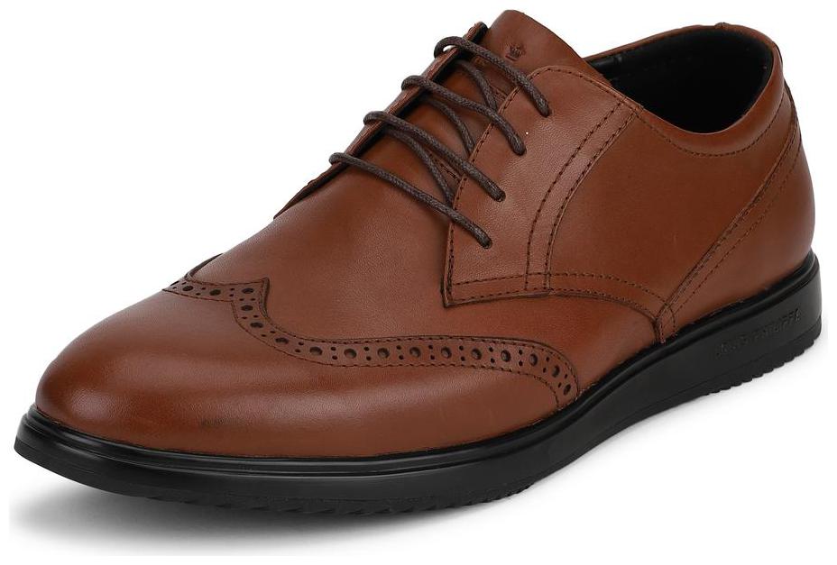 

Louis Philippe Men Brown Brogues Formal Shoes
