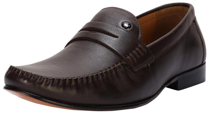 

Louis Philippe Men Brown Slip-On Formal Shoes