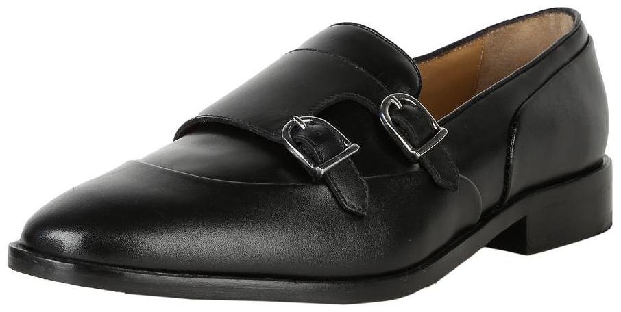 

Louis Philippe Men Black Monk Shoes