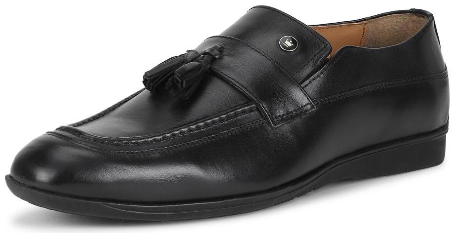 

Louis Philippe Men Black Slip-On Formal Shoes - LPSCCRGFS00561
