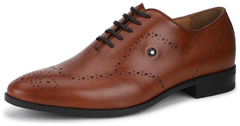 

Louis Philippe Men Brown Oxford Formal Shoes