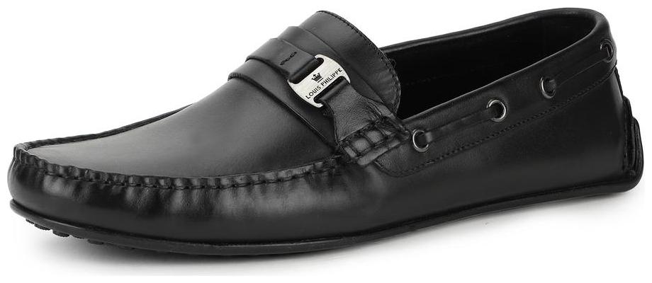

Louis Philippe Men Black Loafers - LOAFERS - LPSCCRGFS00393