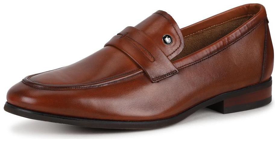 

Louis Philippe Men Brown Slip-On Formal Shoes - SLIP ONS - LPSCCRGFS00174