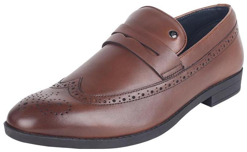 

Louis Philippe Men Brown Slip-On Formal Shoes - LPBCS27632