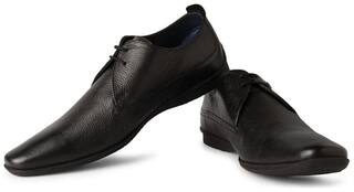 Louis Philippe Derby Formal Shoes For Men ( BLACK )
