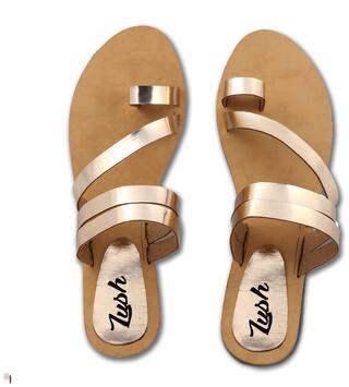 Lush Sandals For Women ( Gold )