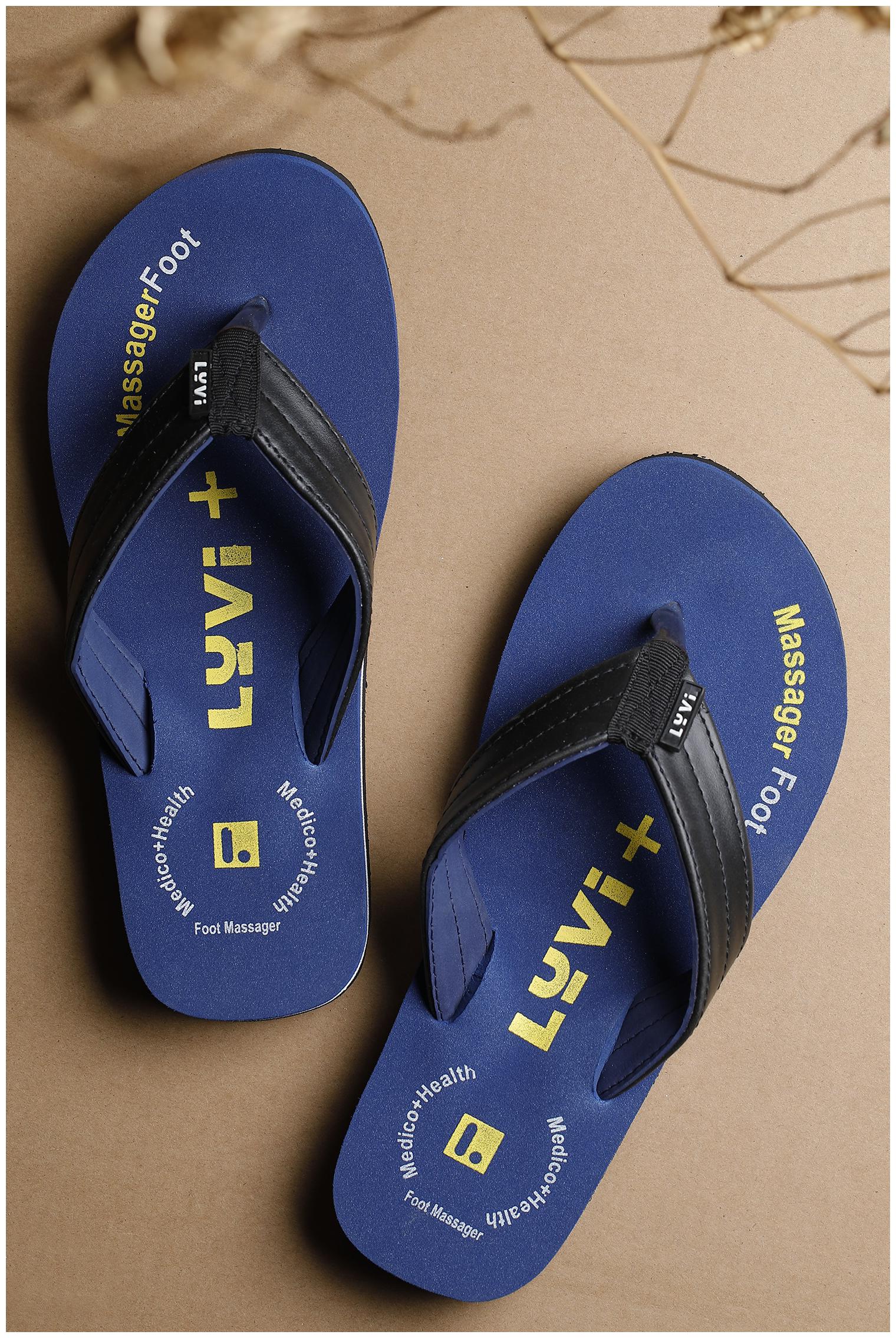 

LYVI Blue Outdoor Slippers for Men