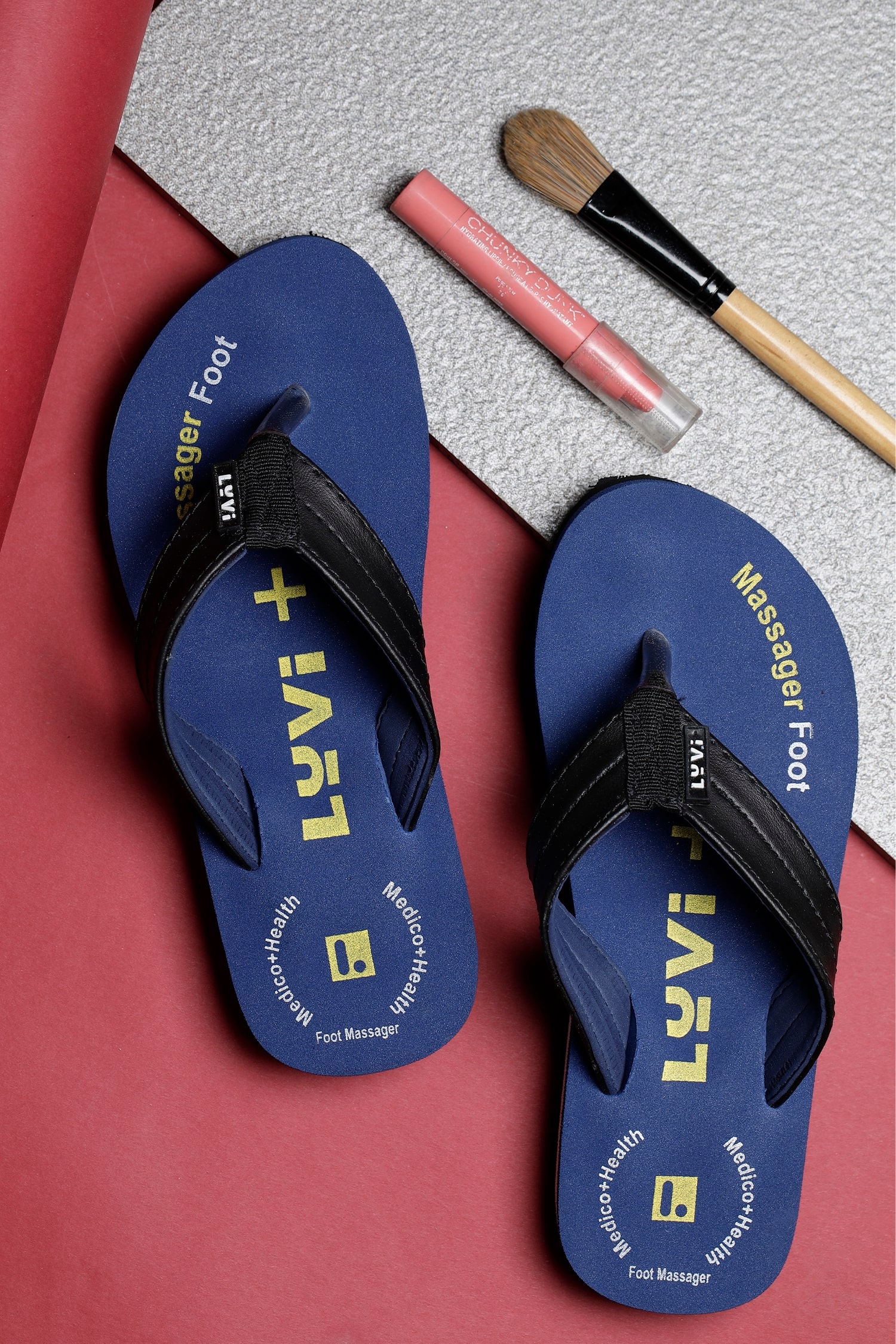 

LYVI Health Plus Extra Soft Blue Slipper for Women