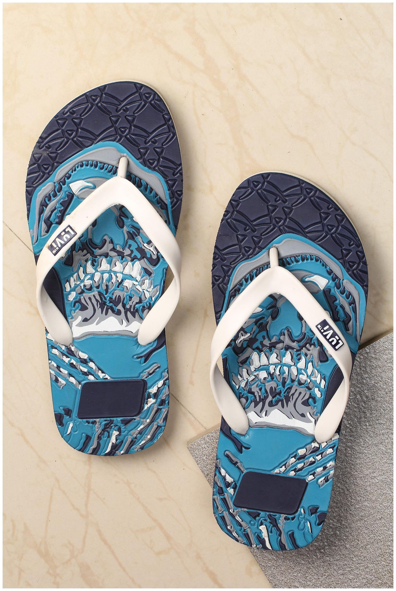 

LYVI Men Navy Blue Indoor Slippers - 1 Pair