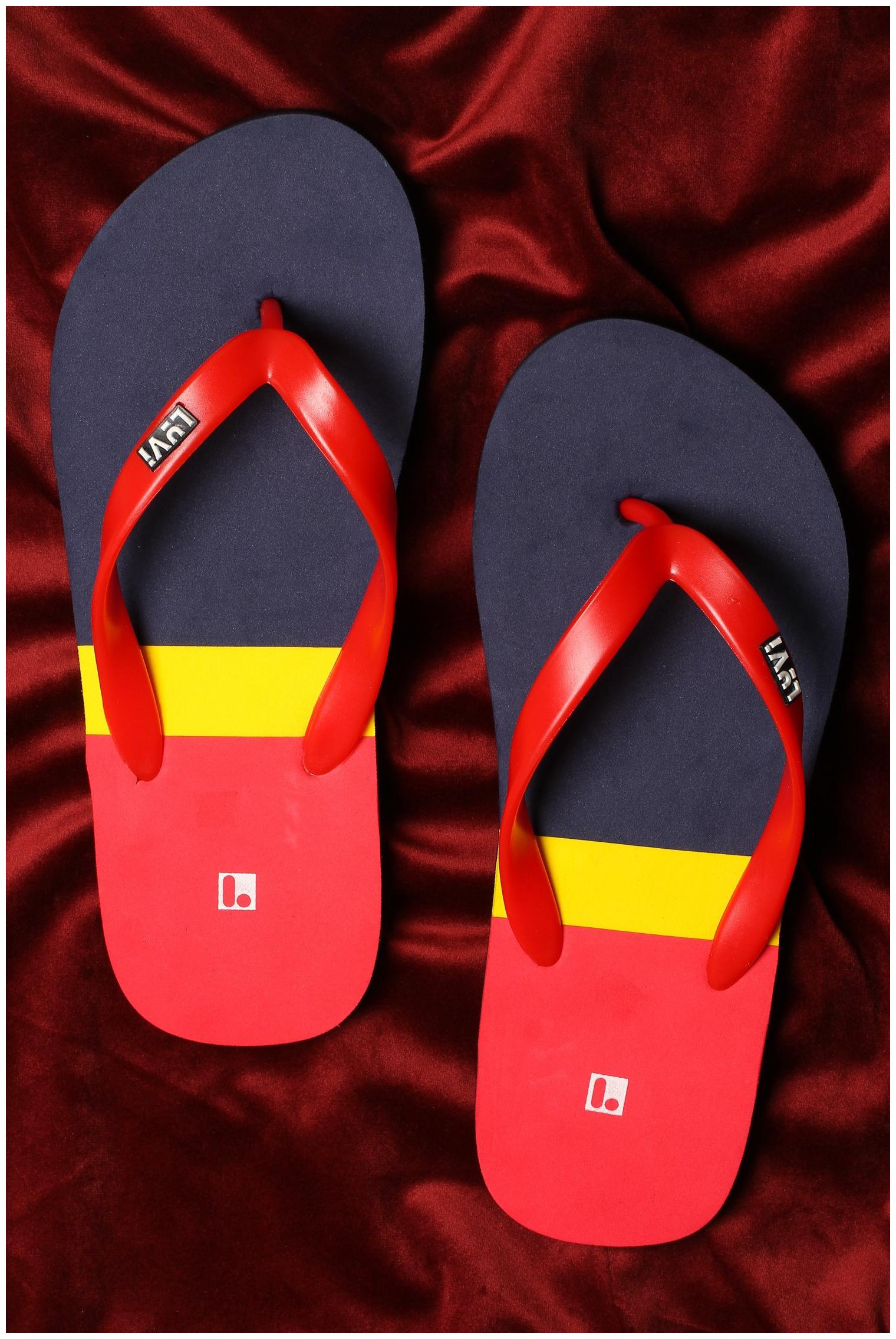

LYVI Men Red Outdoor Slippers
