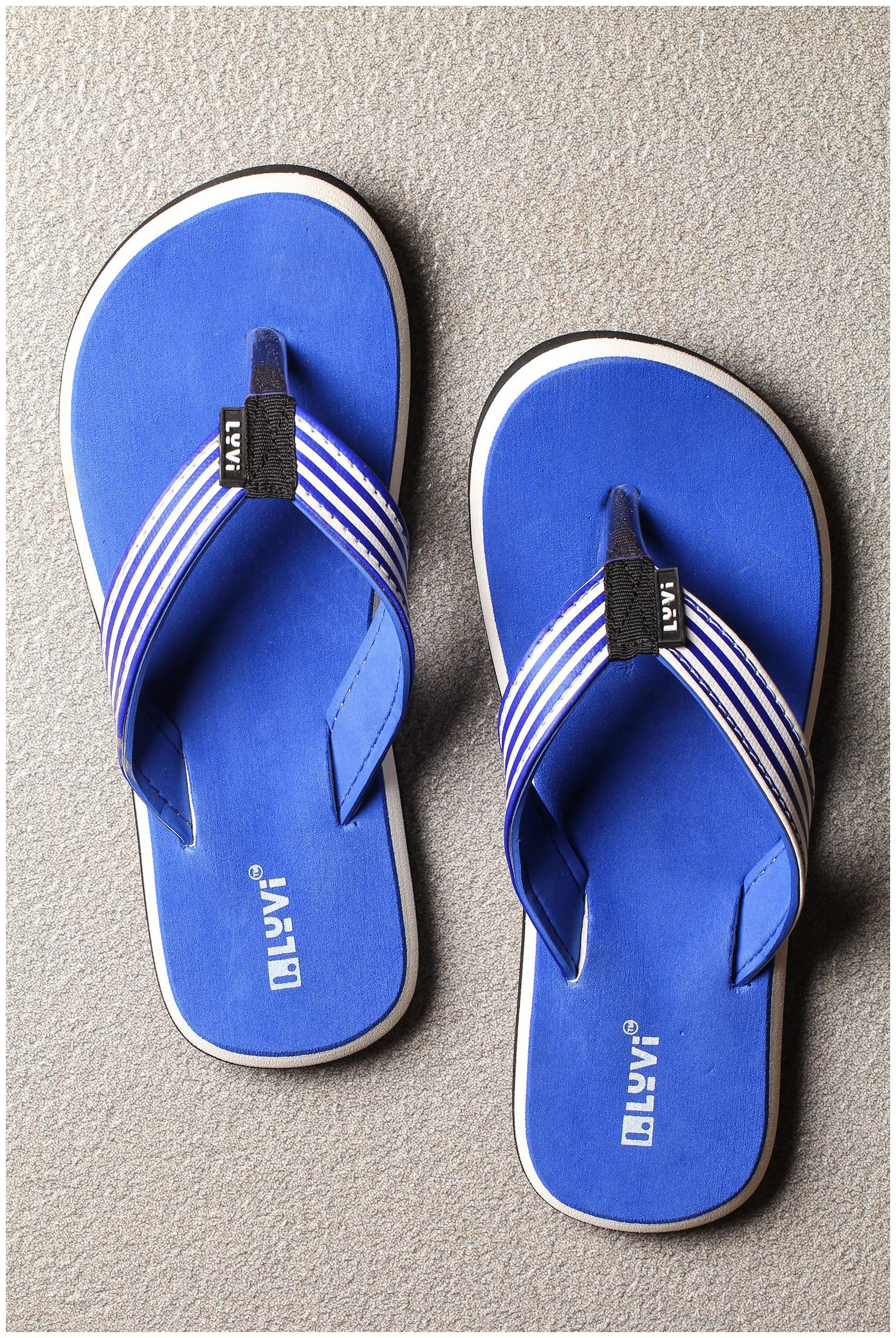 

LYVI Women Blue Flip Flops