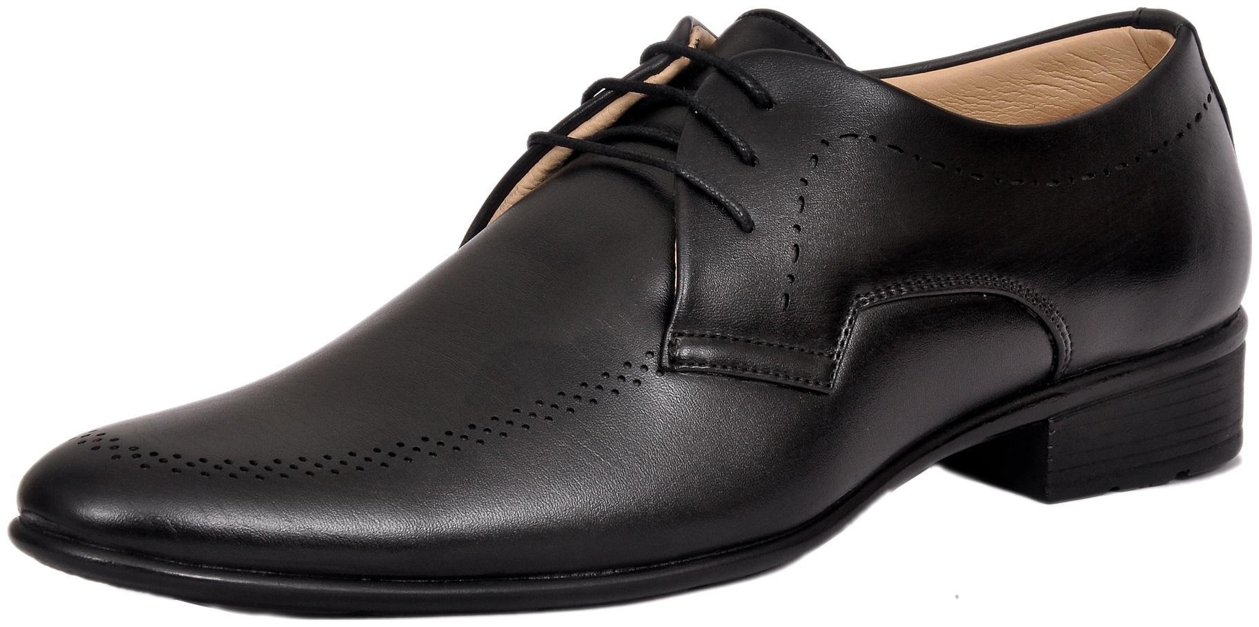 

Marino Kanto Men s Synthetic Leather Formal Shoes (9544 Black 10)
