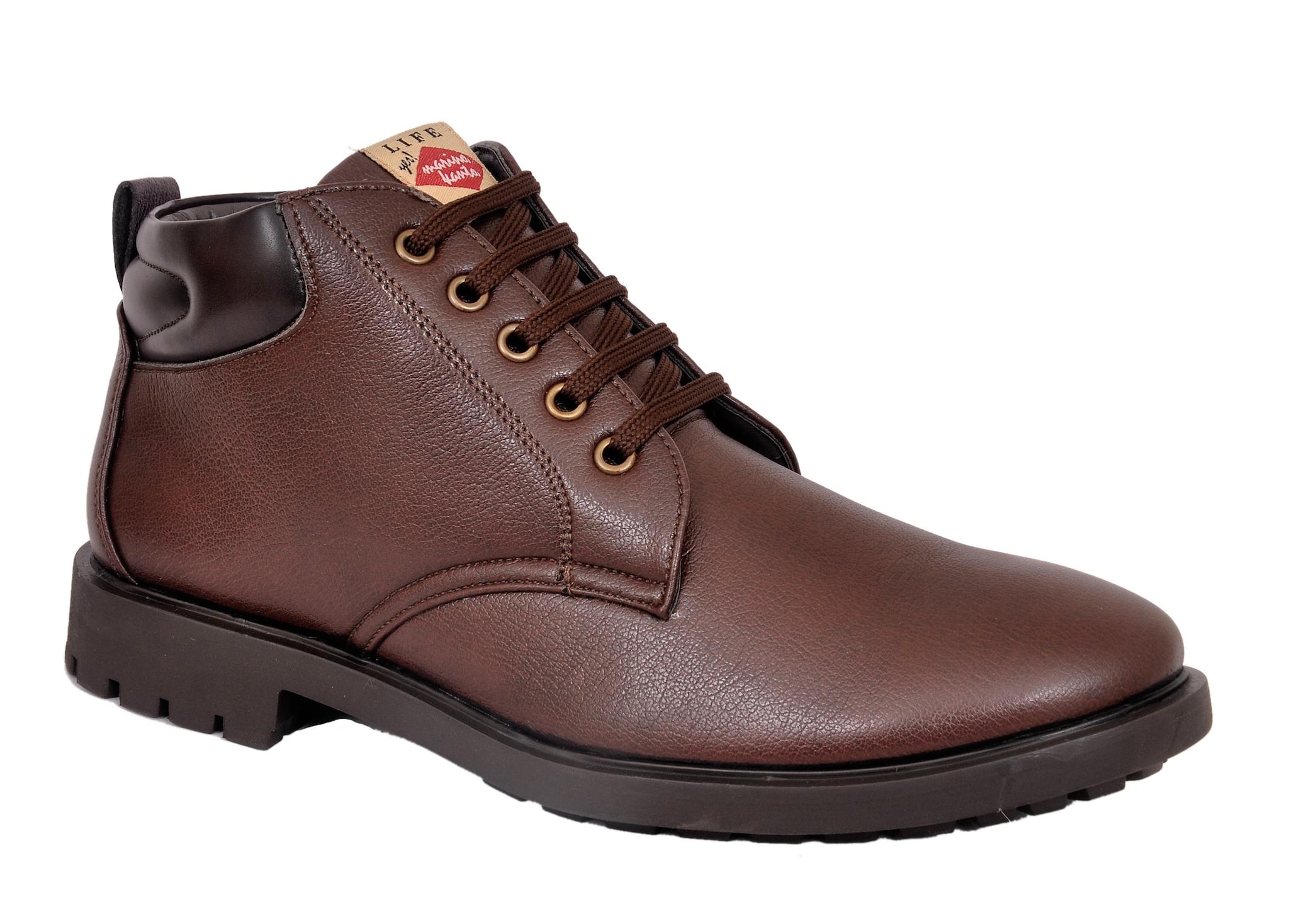 

Marino Kanto Men Synthetic Leather Formal Shoes - Brown - 8