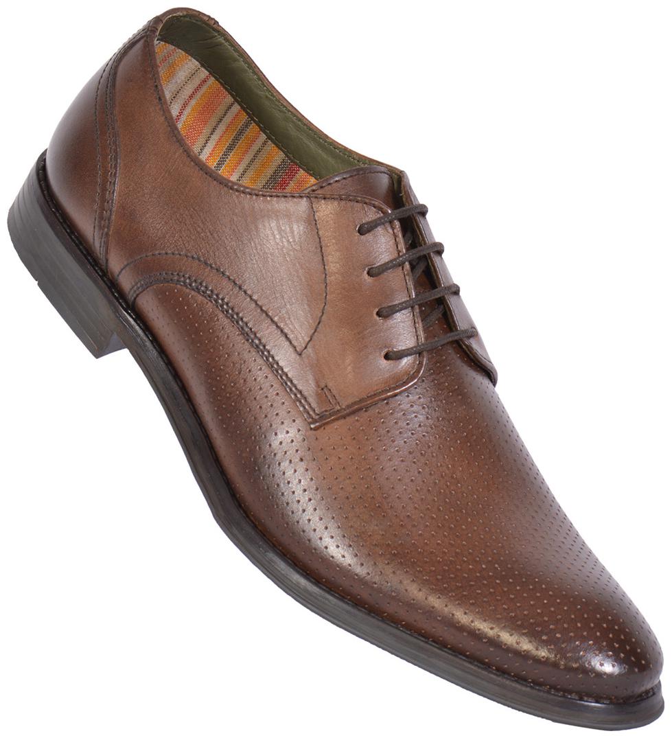 

MASABIH Men Brown Oxford Formal Shoes - MSS-4141