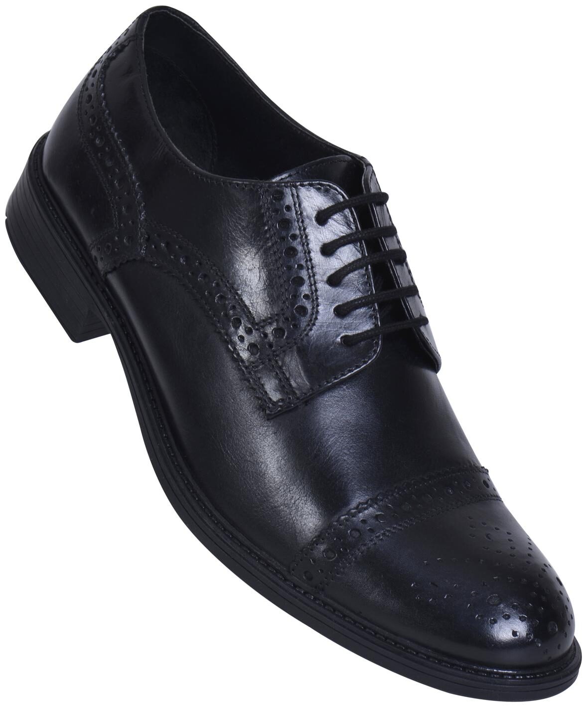 

MASABIH Men Black Derby Formal Shoes - MSS-4091