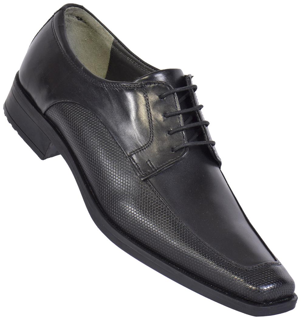 

MASABIH Men Black Derby Formal Shoes - MSS-4068