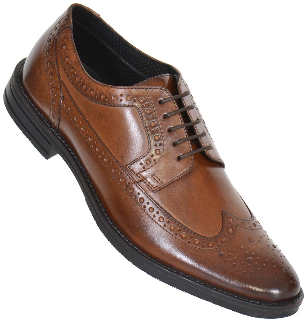 

MASABIH Men Tan Oxford Formal Shoes - MSS-4084