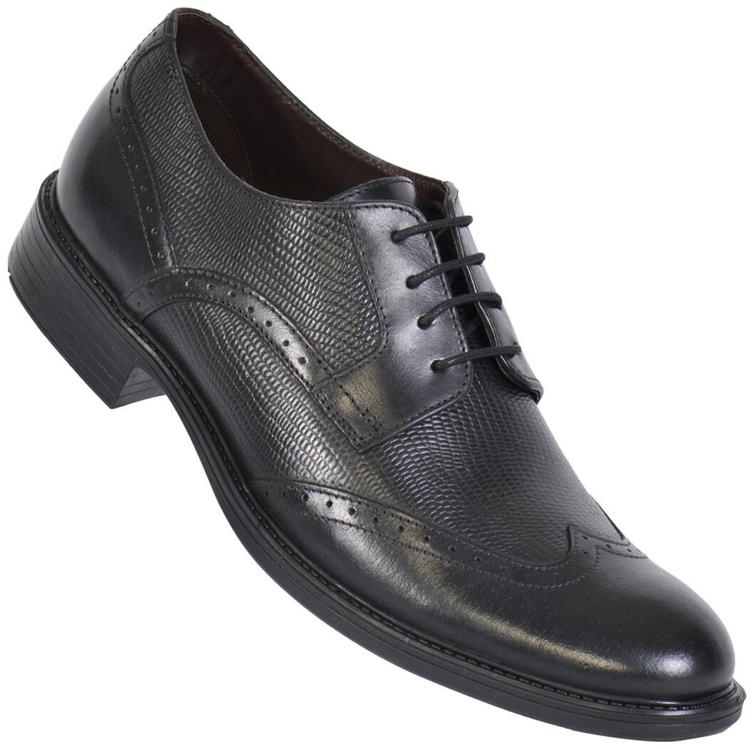 

MASABIH Men Black Oxford Formal Shoes - MSS-4096