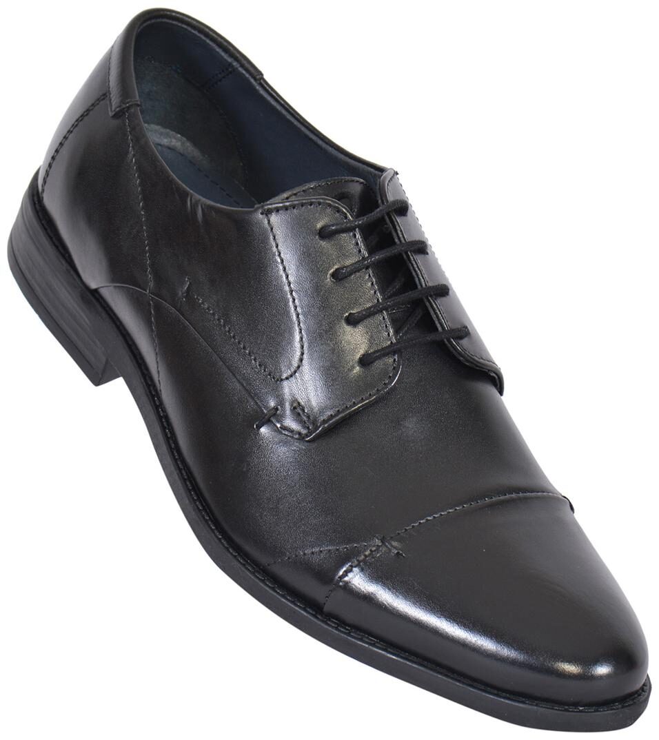 

MASABIH Men Black Derby Formal Shoes - MSS-4047