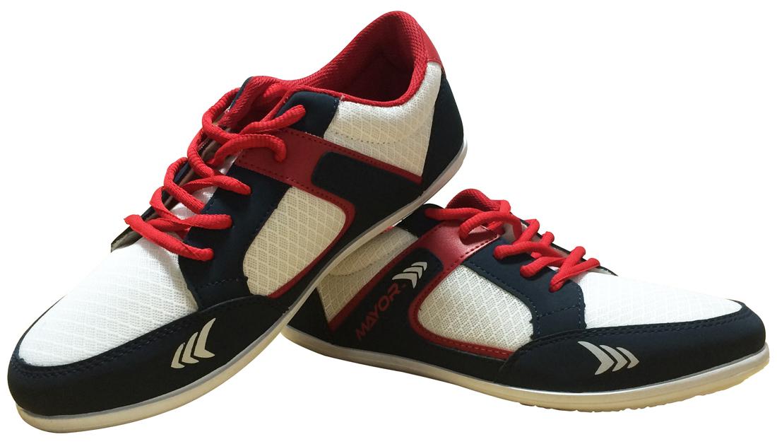 

Mayor Red And White Casual Shoes