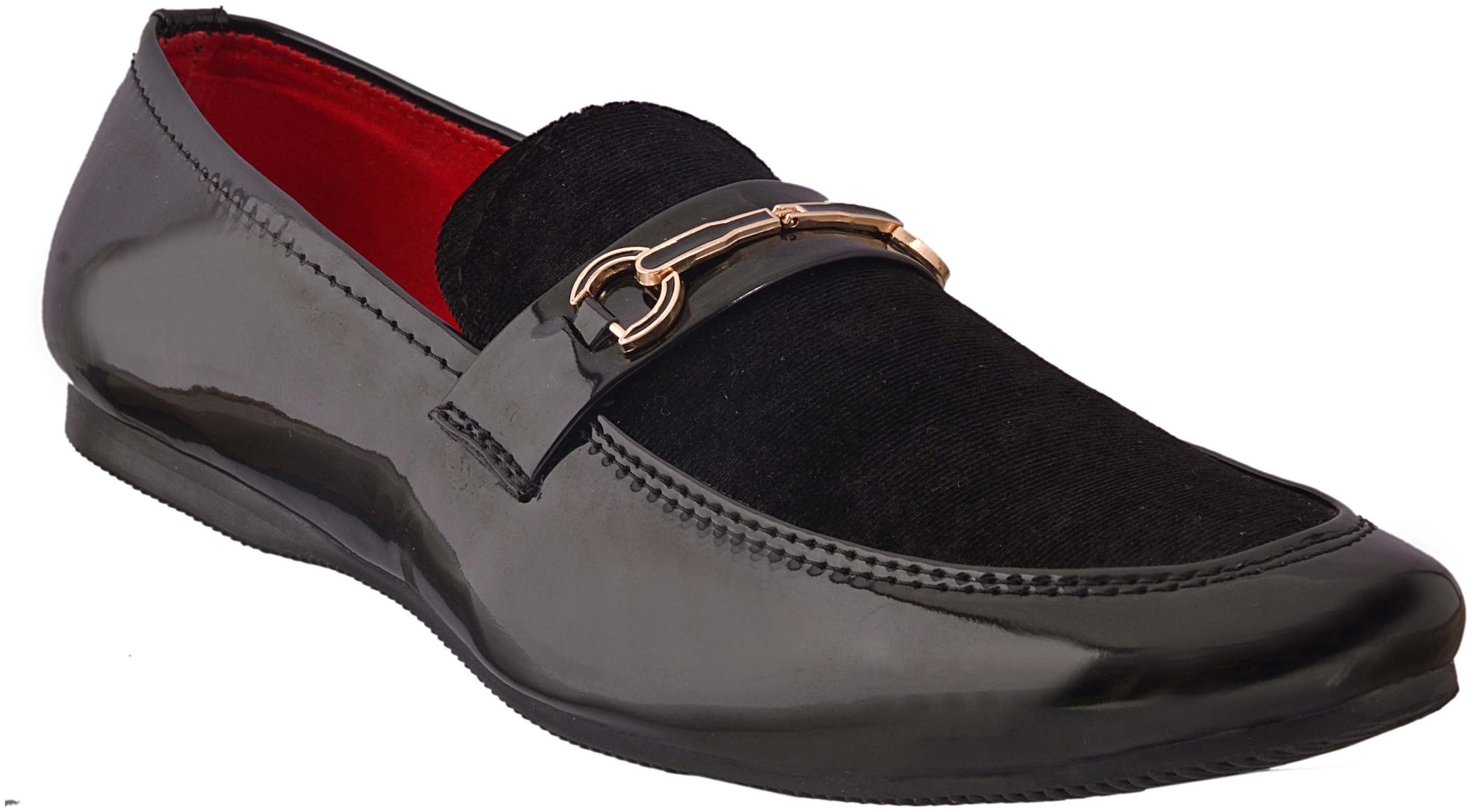 

MENDLY Men Black Loafers