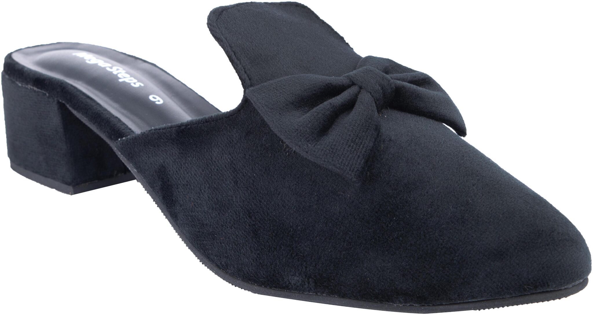 

Mega Steps Women Black Heeled Sandals